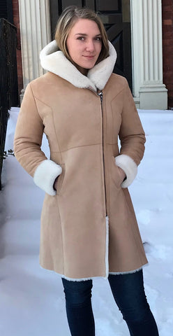 Bergen of Norway Devon Shearling Coat - PoloWorld.net