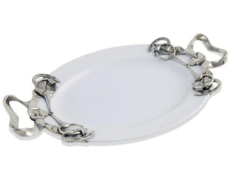 Vagabond House Horseshoe & Bit Large Tray