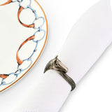 Equestrian Style Horsehorse Head Napkin Ring
