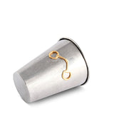 Mint Julep Stainless Steel Cup with Gold Bit