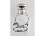 Vagabond House Pewter Galloping Steed Decanter Tags H135H
