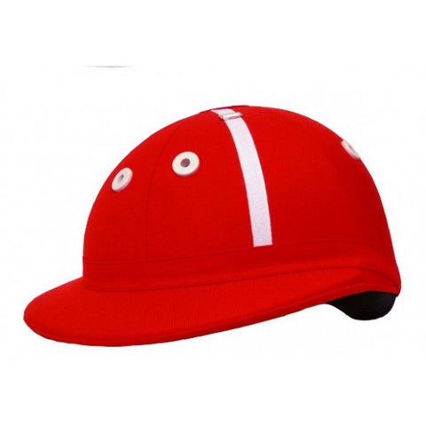 Charles Owen Palermo I Polo Helmet Scarlet Red - PoloWorld.net