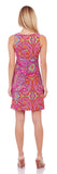Jude Connally Beth Dress in Bollywood Paisley Fuchsia - PoloWorld.net