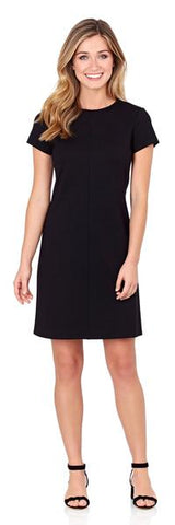 Jude Connally Marlie Ponte Dress in Black - PoloWorld.net