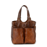 Belle Polo Picnic or Equestrian Grooming Leather Waxwear Bag