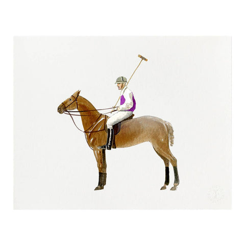 Felix Polo Art Print Premium giclée print Equestrian Polo Gift