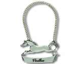 Vagabond House Pewter Galloping Steed Decanter Tags H135H