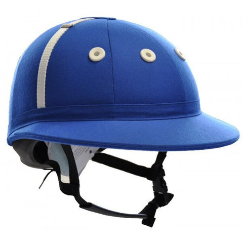 Charles Owen Palermo Polo Helmet Royal Blue - PoloWorld.net