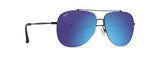 Maui Jim Cinder Cone - Satin Dark Gun Metal - Blue Hawaii - PoloWorld.net