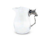 Vagabond House Horse Head Glass Pitcher H457HH