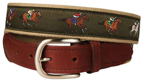The Belted Cow Company Leather Derby Belt - PoloWorld.net